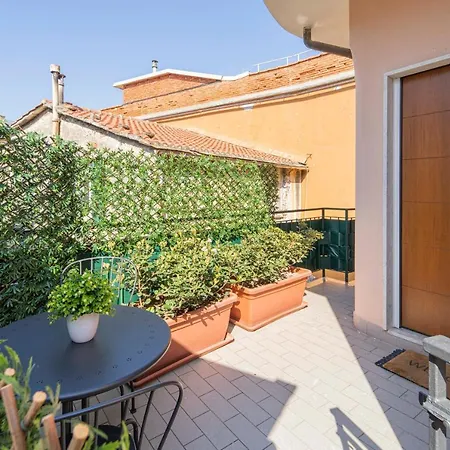 012 - Loft Terrazza Privata Gigante, In Centro A 100m Dal Mare E Lejlighed Moneglia